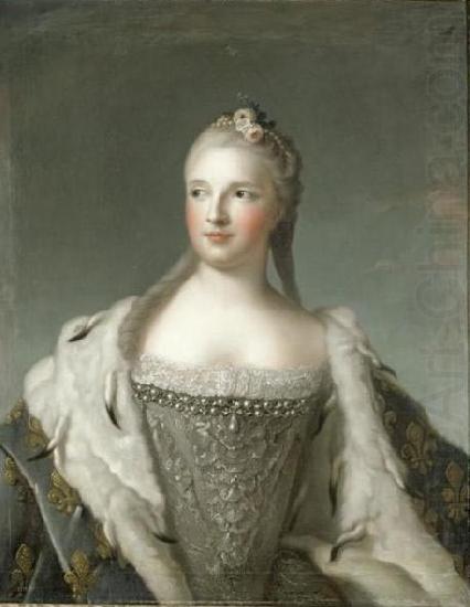 Marie-Josephe of Saxony, Dauphine of France previously wrongly called Madame Henriette de France, Jjean-Marc nattier